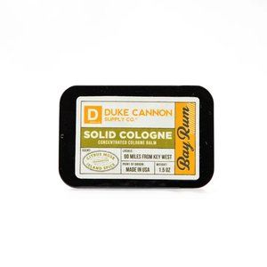 Duke Cannon Solid Cologne - Men's Concentrated Balm, 1.5 oz. Bay Rum